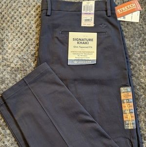 Dockers Signature Khakis - Navy 38x29